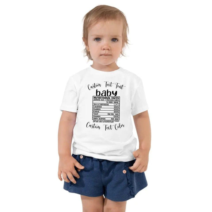 Custom Family Nutrition Facts T-Shirt - ART-TSH060 - ARTFULANE