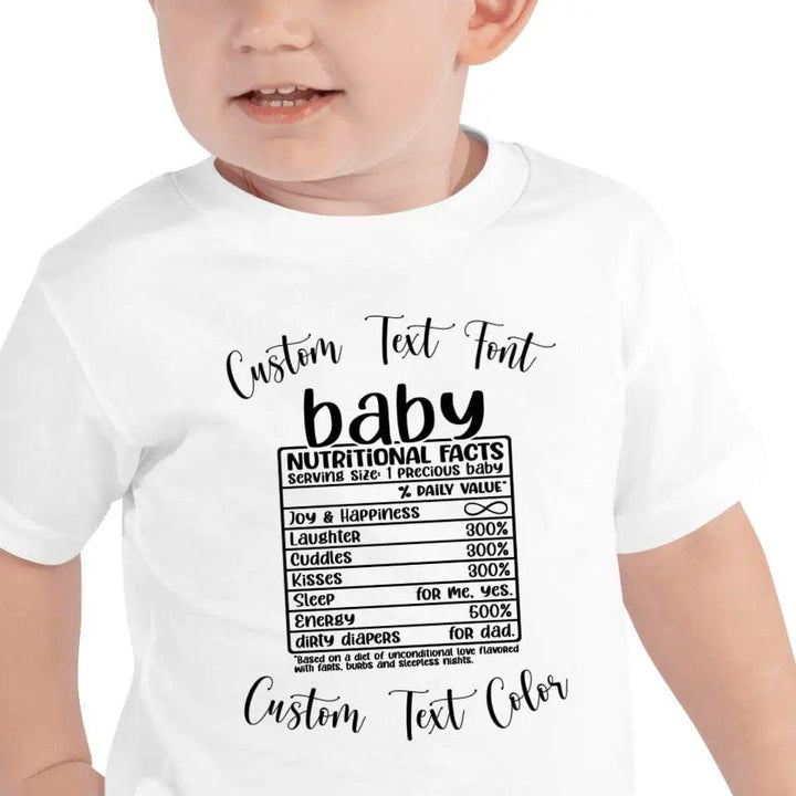 Custom Family Nutrition Facts T-Shirt - ART-TSH060 - ARTFULANE