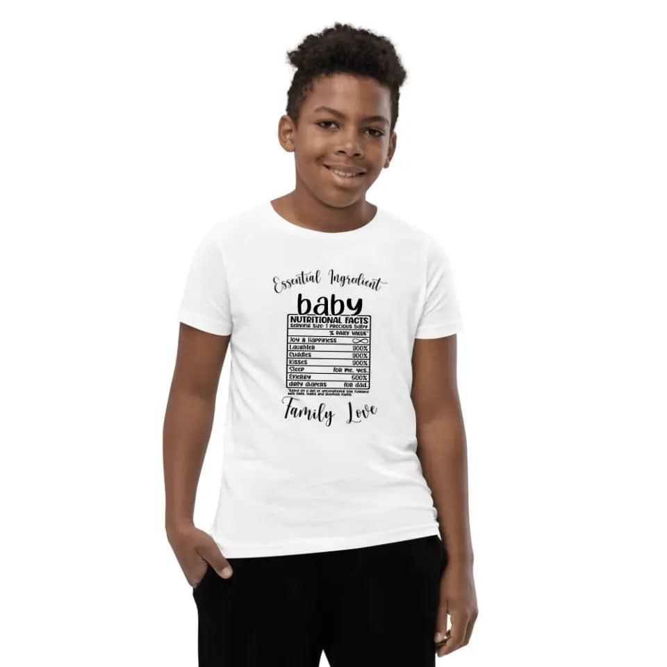 Custom Family Nutrition Facts T-Shirt - ART-TSH060 - ARTFULANE