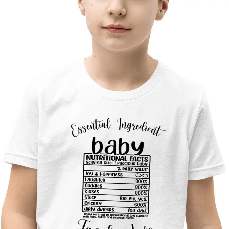 Custom Family Nutrition Facts T-Shirt - ART-TSH060 - ARTFULANE