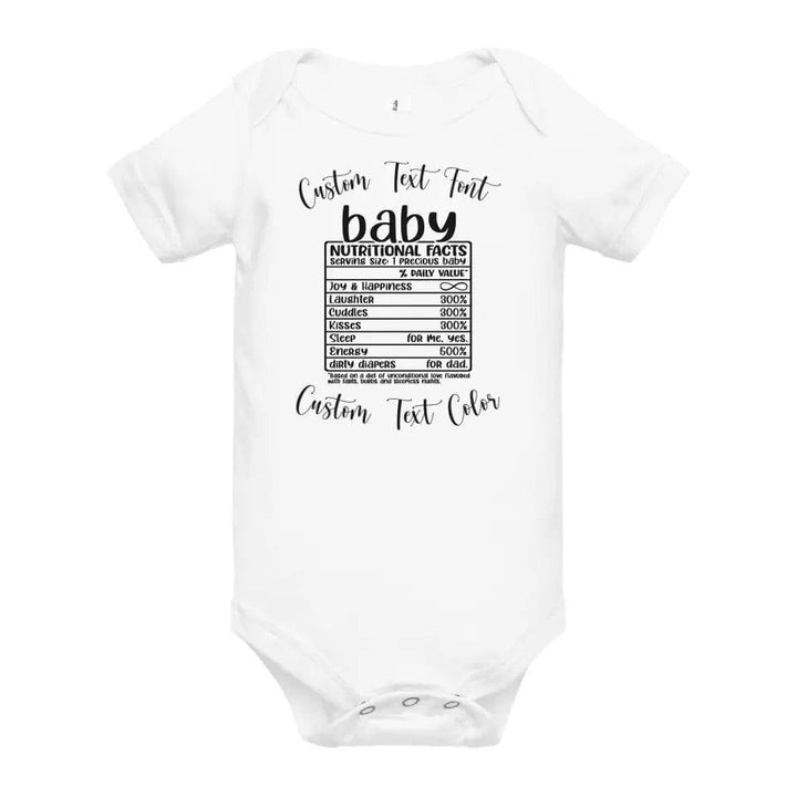 Custom Family Nutrition Facts T-Shirt - ART-TSH060 - ARTFULANE