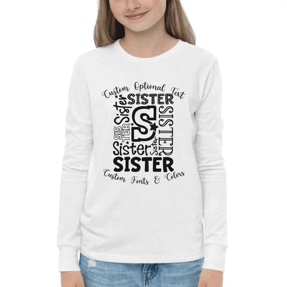 Custom Family Typography Long Sleeve Tee - ART-LST243 - ARTFULANE