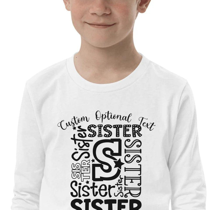 Custom Family Typography Long Sleeve Tee - ART-LST243 - ARTFULANE