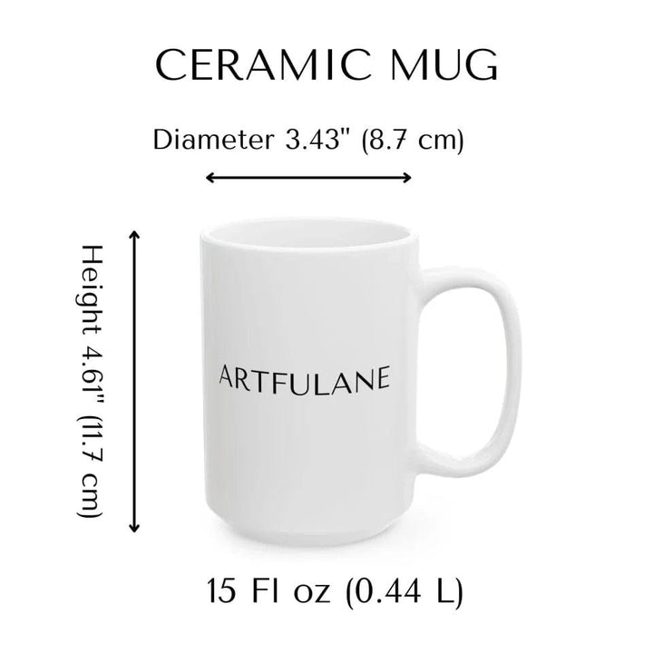 Custom Family Word Tile Mug - ARTFULANE