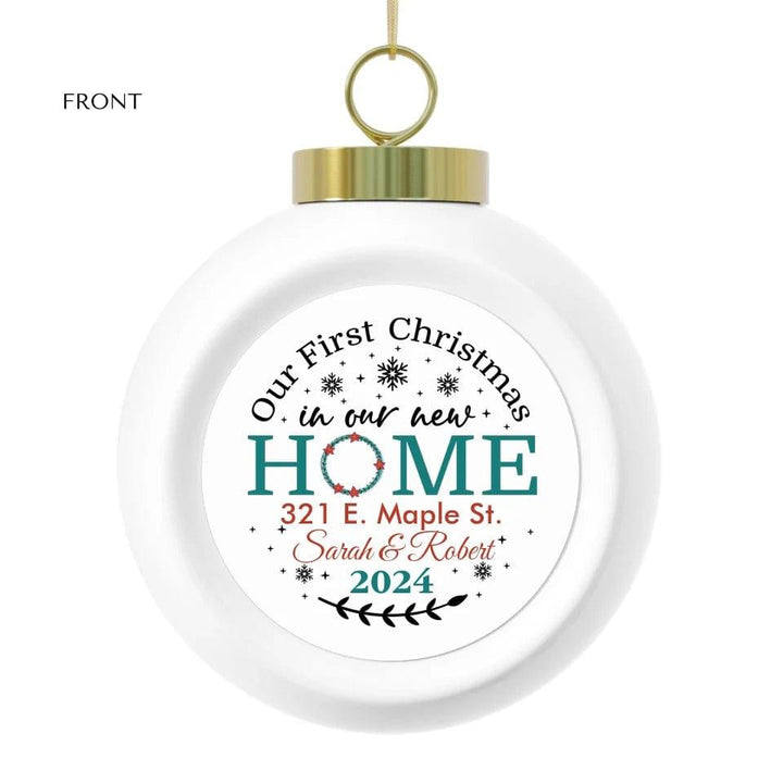 Custom First Christmas Ornament - ARTFULANE