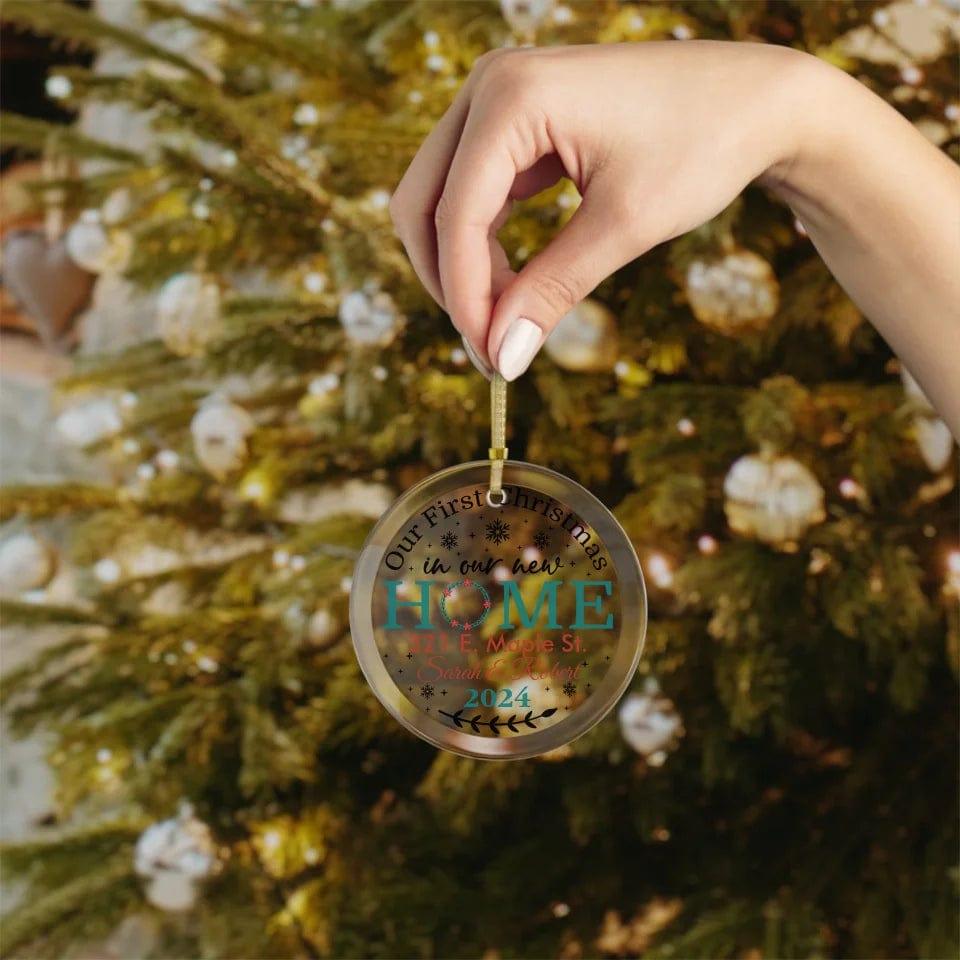 Custom First Christmas Ornament - ARTFULANE