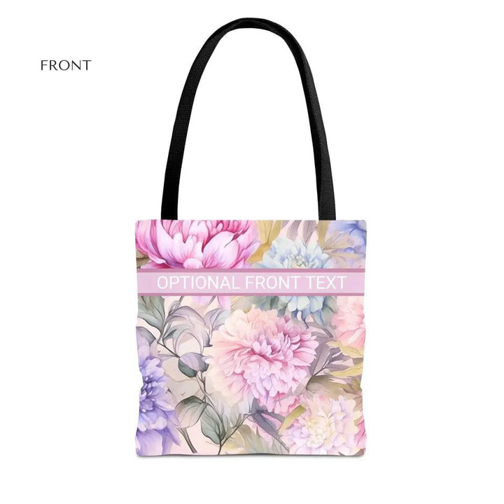 Custom Floral Watercolor Everyday Bags - ARTFULANE