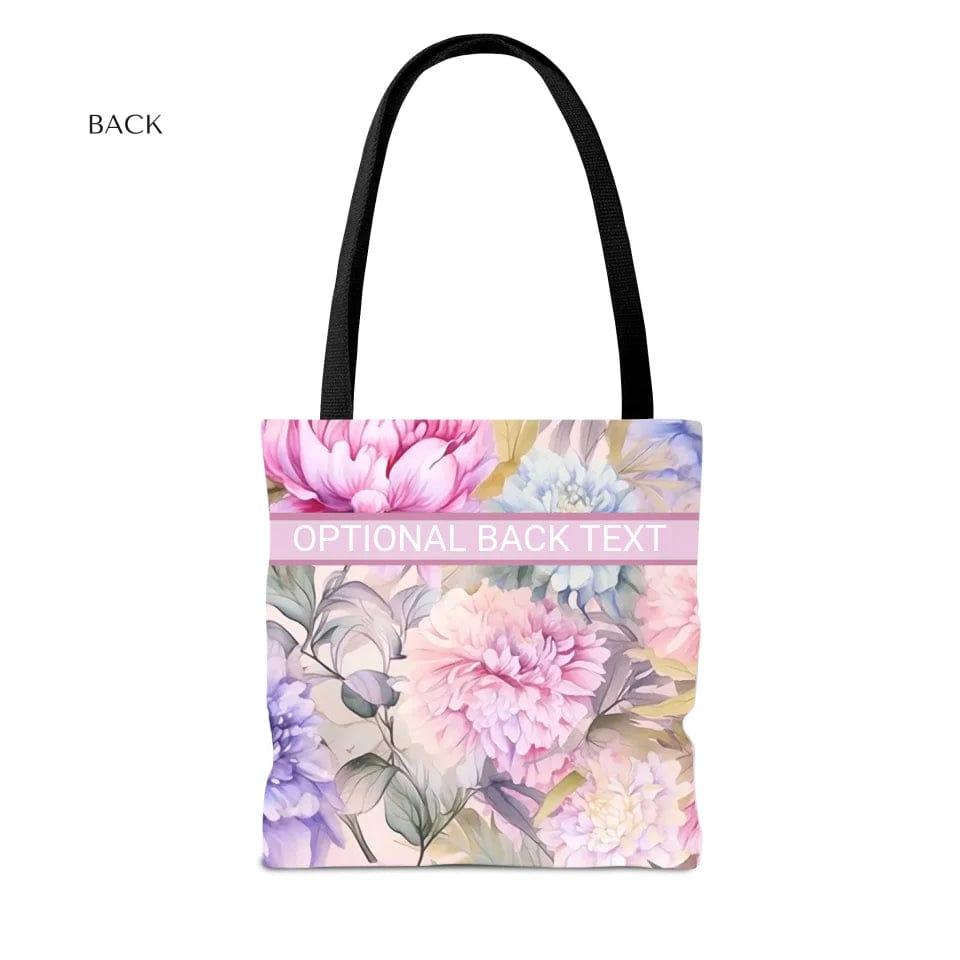 Custom Floral Watercolor Everyday Bags - ARTFULANE