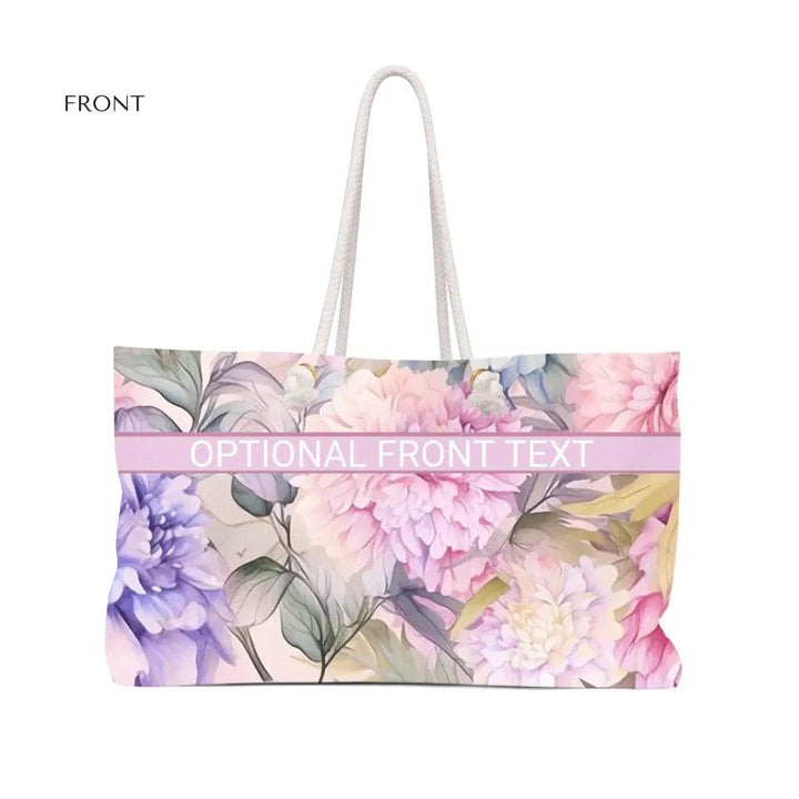 Custom Floral Watercolor Everyday Bags - ARTFULANE