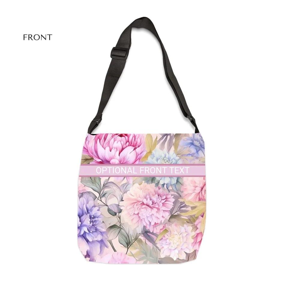 Custom Floral Watercolor Everyday Bags - ARTFULANE