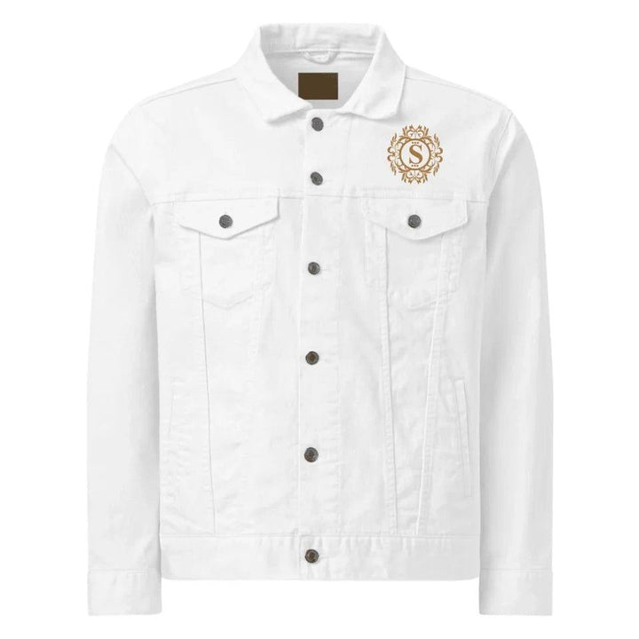 Custom Embroidered Flourish Monogram Initial Jacket - ART-JKT277 - ARTFULANE