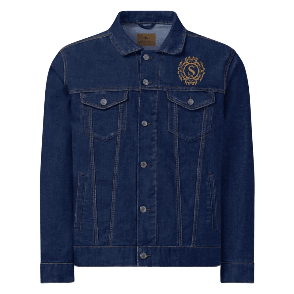 Custom Embroidered Flourish Monogram Initial Jacket - ART-JKT277 - ARTFULANE