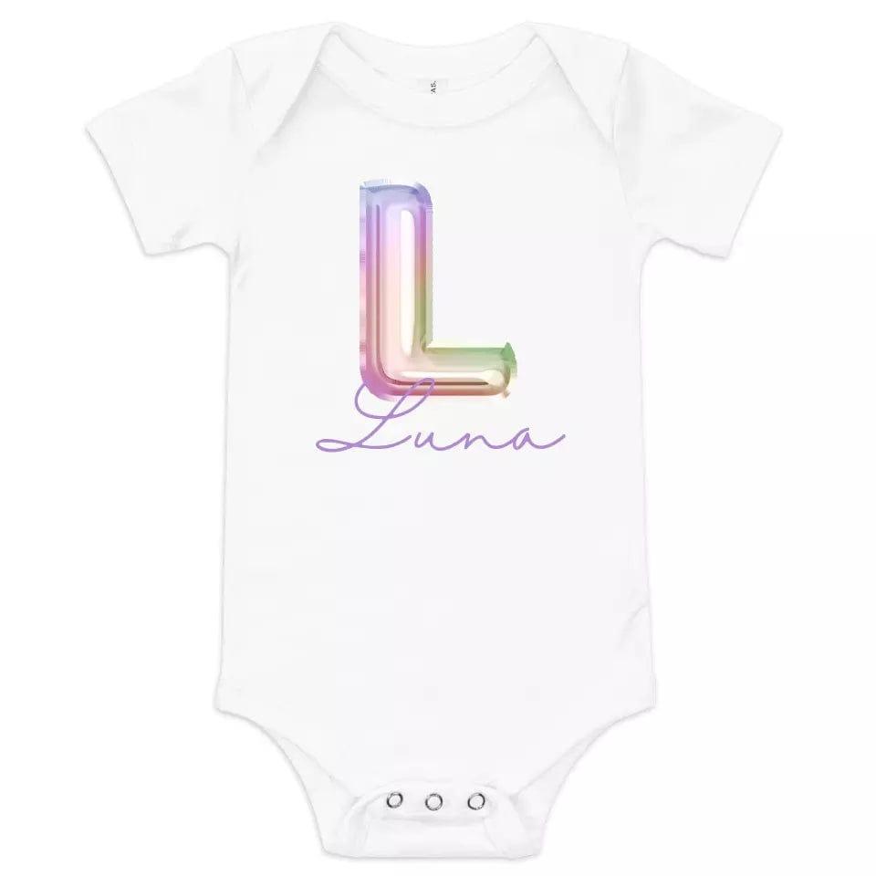 Custom Foil Balloon Rainbow Alphabet T-Shirt – ART-TSH004 - ARTFULANE