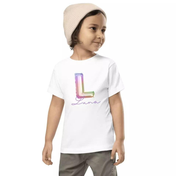 Custom Foil Balloon Rainbow Alphabet T-Shirt – ART-TSH004 - ARTFULANE