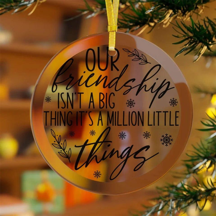 Custom Friendship Christmas Ornament - ARTFULANE