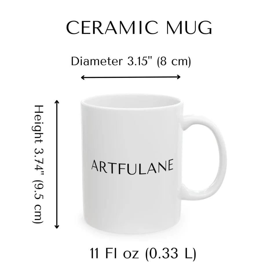 Custom Funny Cat Christmas Mug - ARTFULANE