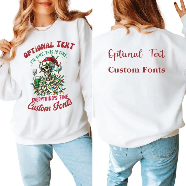 Custom Funny Christmas Designs Sweatshirt & Hoodie - ART-SWH208 - ARTFULANE