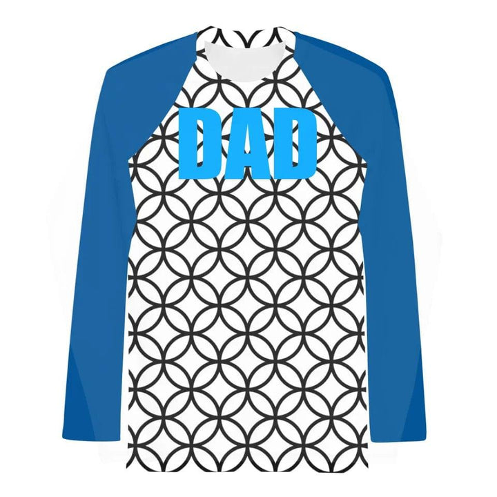 Custom Geometric Line Art Rash Guard - ART-RGD325 - ARTFULANE