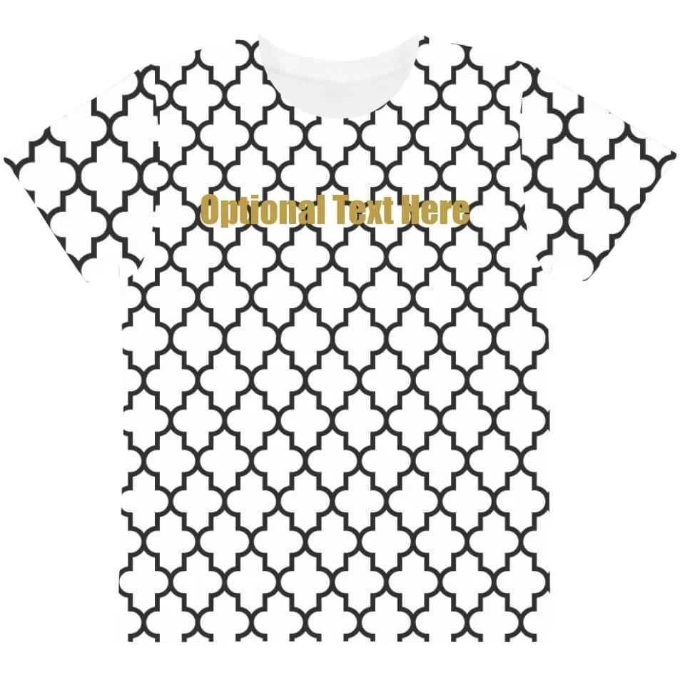 Custom Geometric Line Art T-Shirt - ART-TSH325 - ARTFULANE