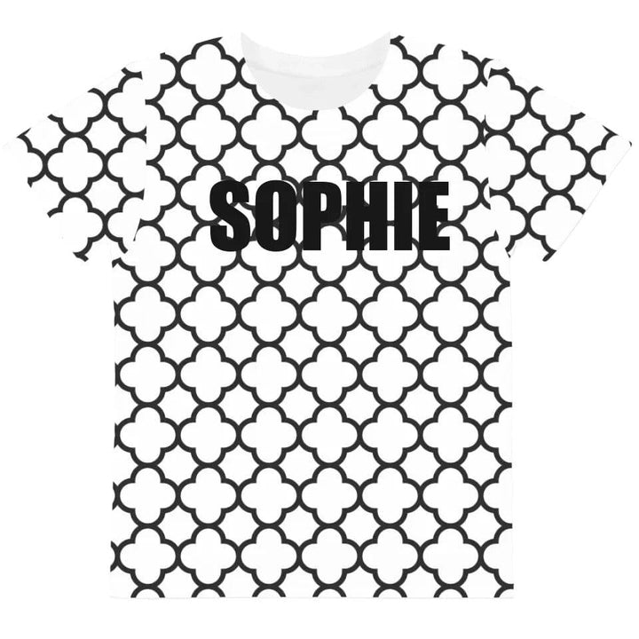 Custom Geometric Line Art T-Shirt - ART-TSH325 - ARTFULANE