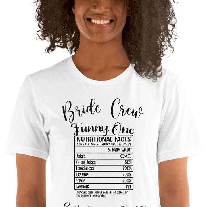 Custom Girl Trip Personality Nutrition Facts T-Shirt - ART-TSH061 - ARTFULANE