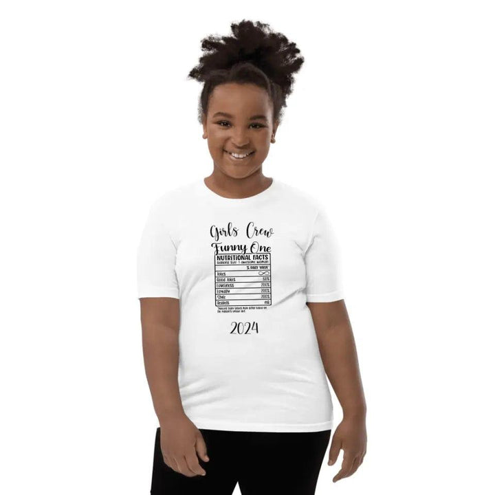 Custom Girl Trip Personality Nutrition Facts T-Shirt - ART-TSH061 - ARTFULANE