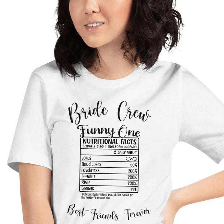 Custom Girl Trip Personality Nutrition Facts T-Shirt - ART-TSH061 - ARTFULANE