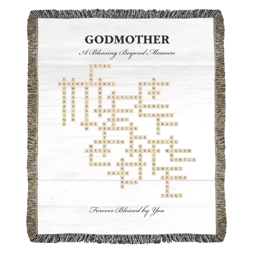 Custom Godmother Word Tile Blanke - ARTFULANE