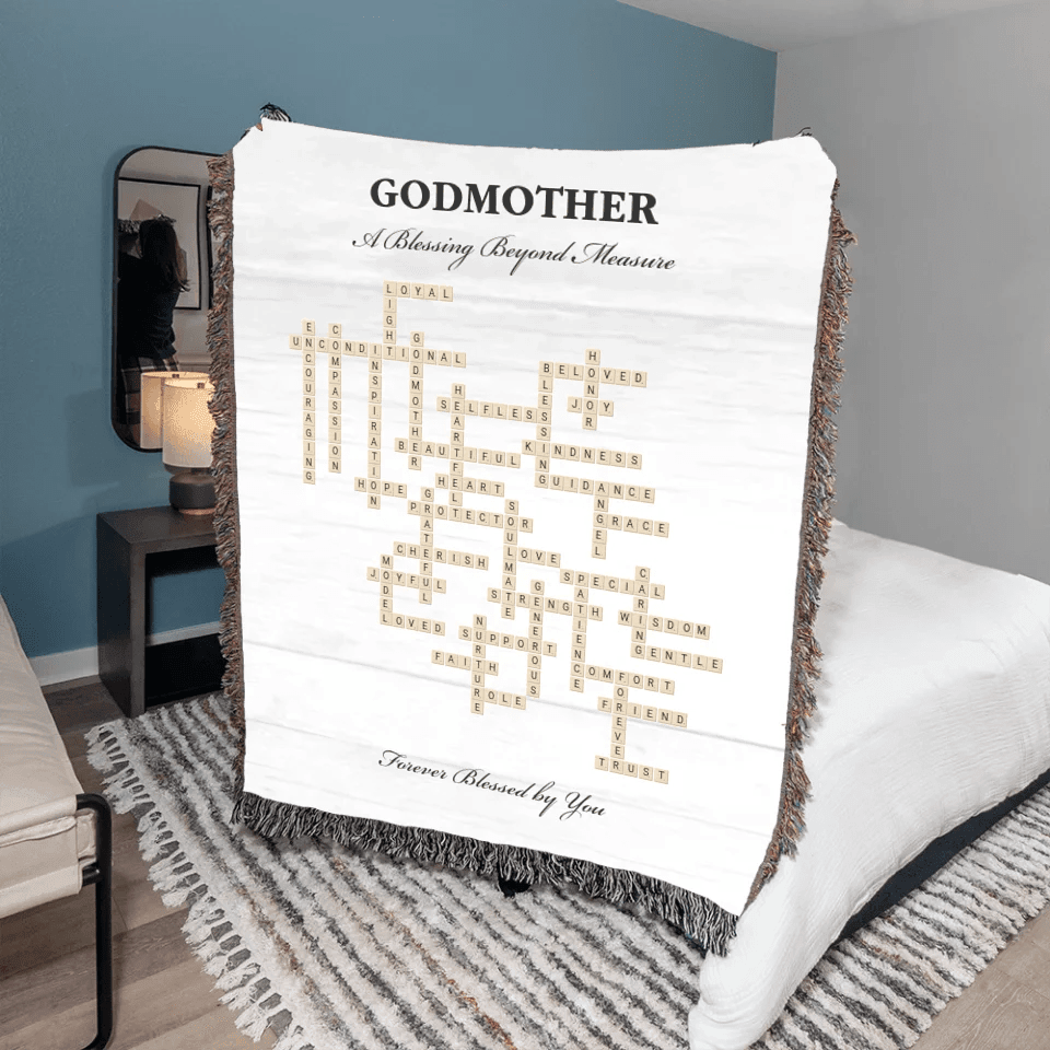 Custom Godmother Word Tile Blanke - ARTFULANE