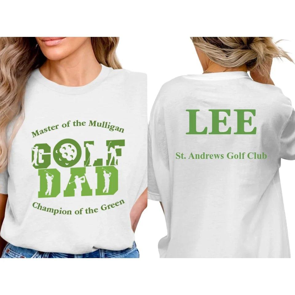 Custom Golf Icon Font T-Shirt - ART-TSH096 - ARTFULANE