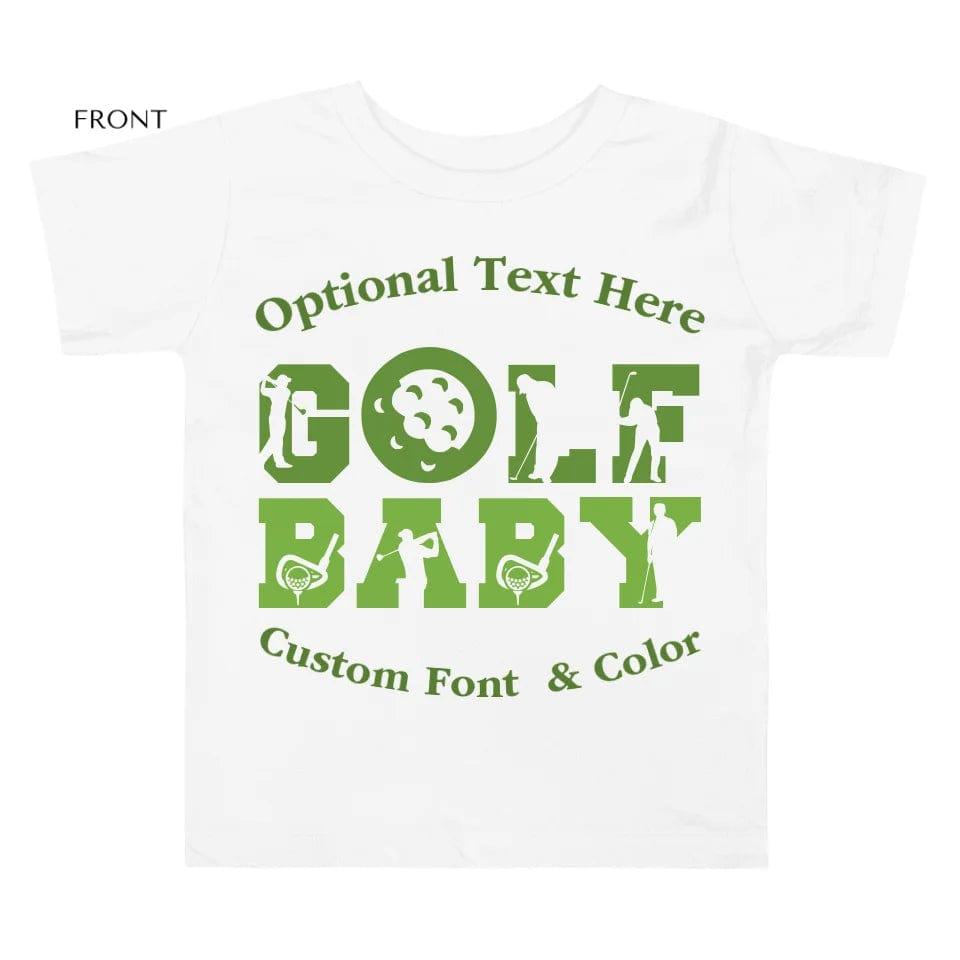 Custom Golf Icon Font T-Shirt - ART-TSH096 - ARTFULANE