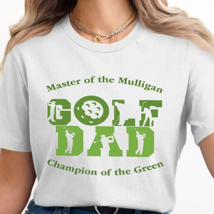 Custom Golf Icon Font T-Shirt - ART-TSH096 - ARTFULANE