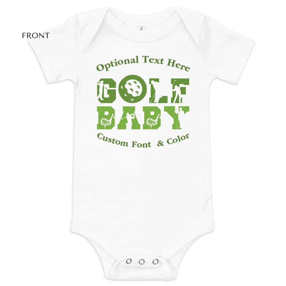 Custom Golf Icon Font T-Shirt - ART-TSH096 - ARTFULANE