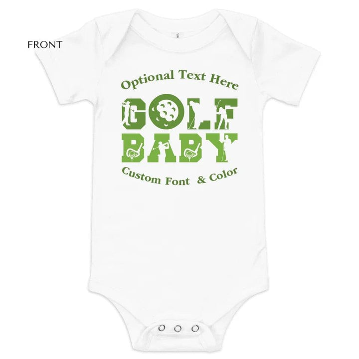 Custom Golf Icon Font T-Shirt - ART-TSH096 - ARTFULANE