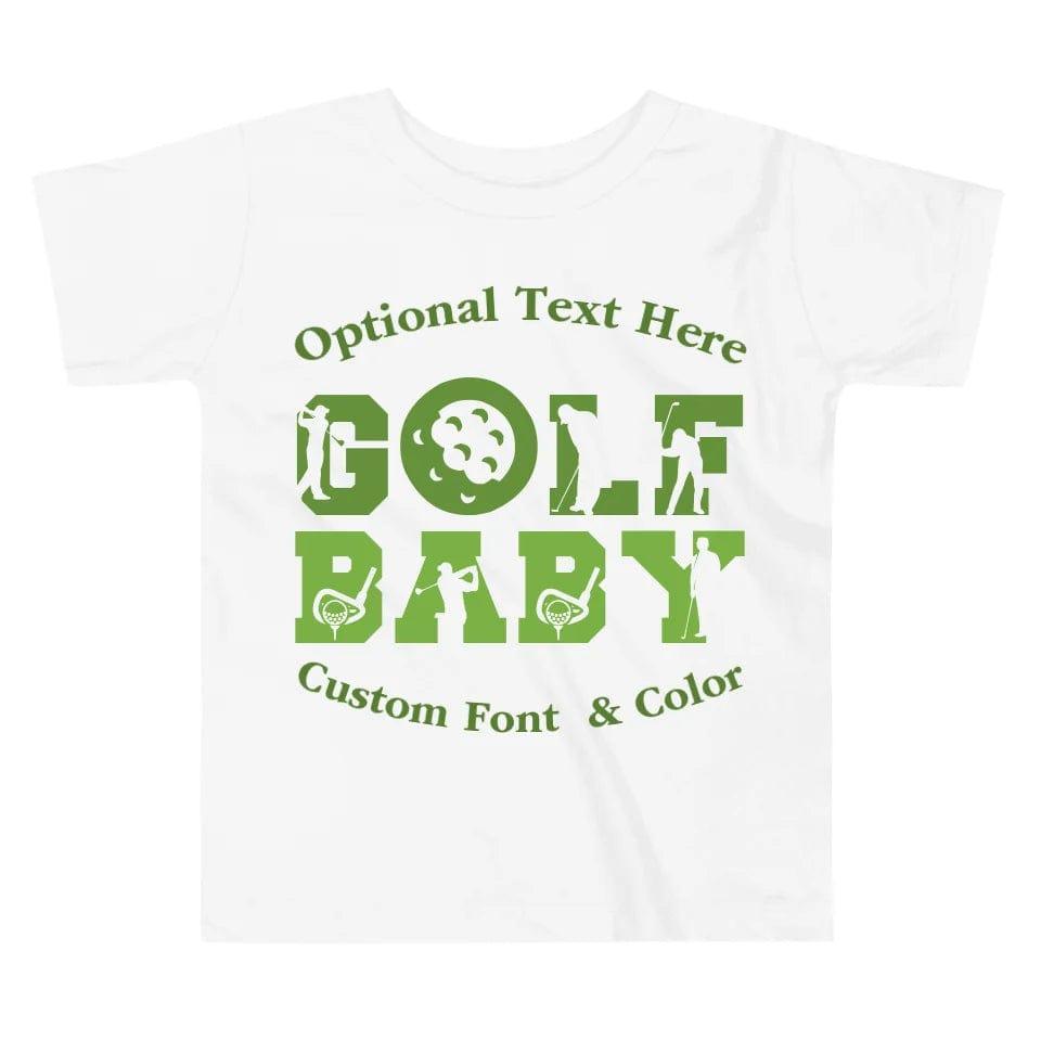 Custom Golf Icon Font T-Shirt - ART-TSH096 - ARTFULANE