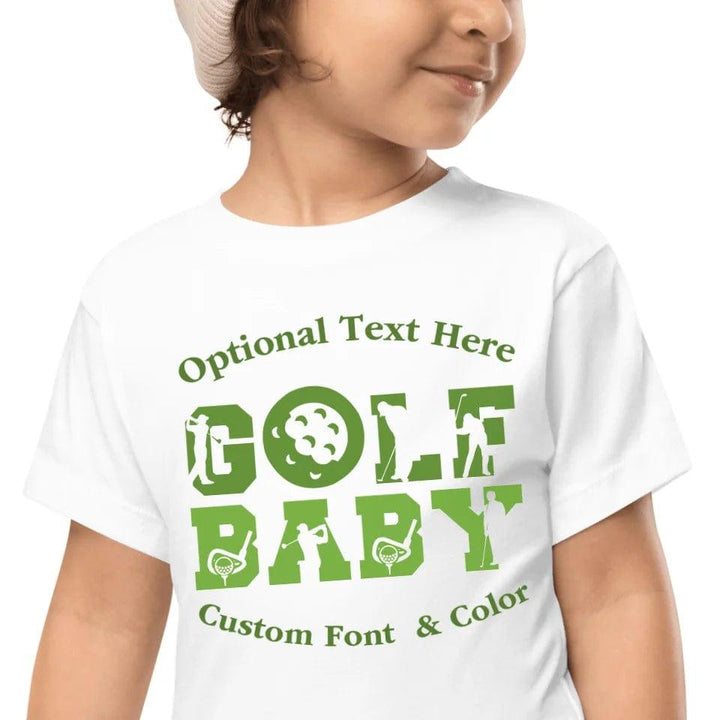 Custom Golf Icon Font T-Shirt - ART-TSH096 - ARTFULANE