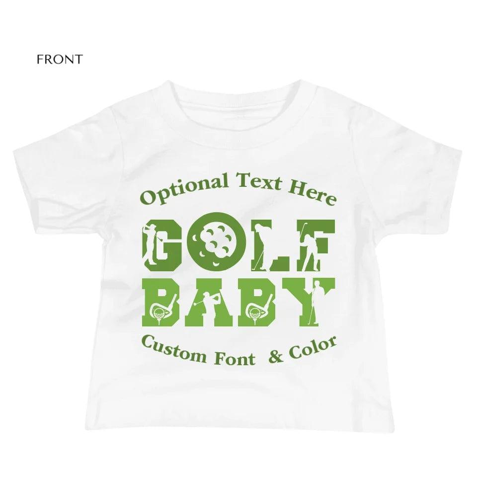 Custom Golf Icon Font T-Shirt - ART-TSH096 - ARTFULANE