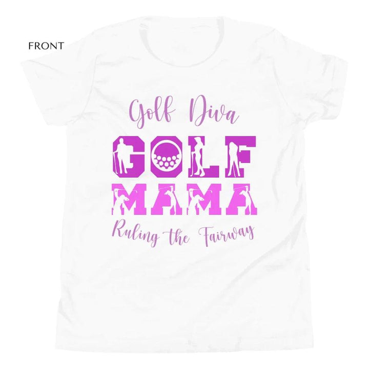 Custom Golf Lady Icon Font T-Shirt - ART-TSH095 - ARTFULANE