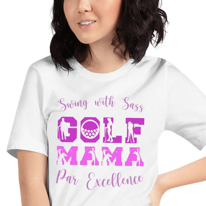 Custom Golf Lady Icon Font T-Shirt - ART-TSH095 - ARTFULANE