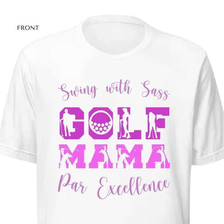 Custom Golf Lady Icon Font T-Shirt - ART-TSH095 - ARTFULANE