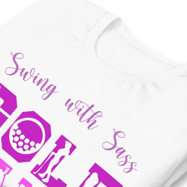 Custom Golf Lady Icon Font T-Shirt - ART-TSH095 - ARTFULANE