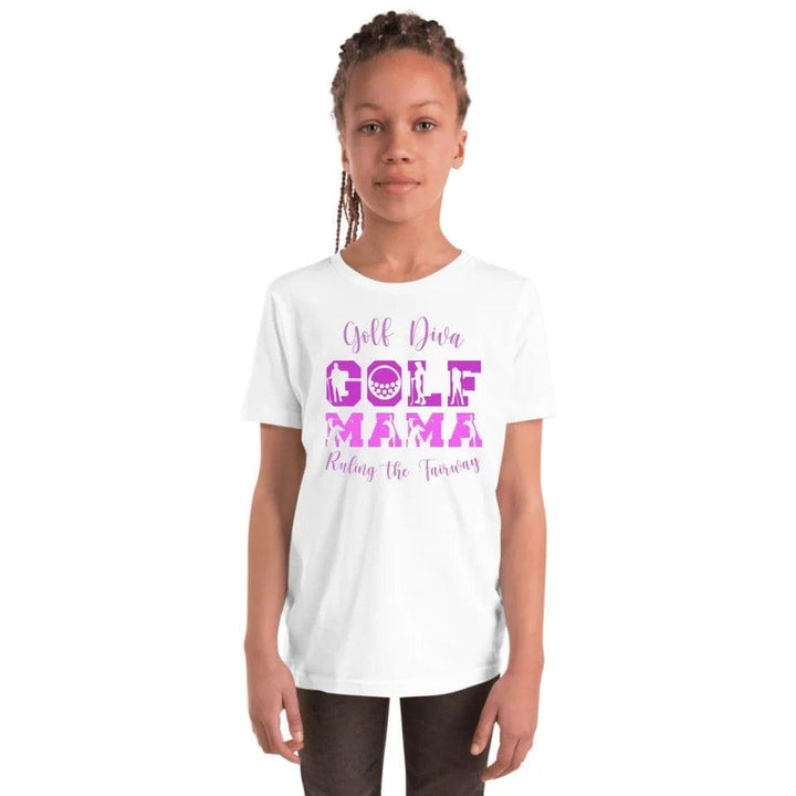 Custom Golf Lady Icon Font T-Shirt - ART-TSH095 - ARTFULANE