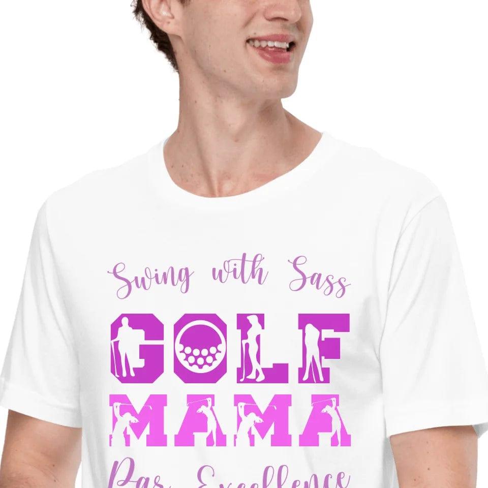 Custom Golf Lady Icon Font T-Shirt - ART-TSH095 - ARTFULANE