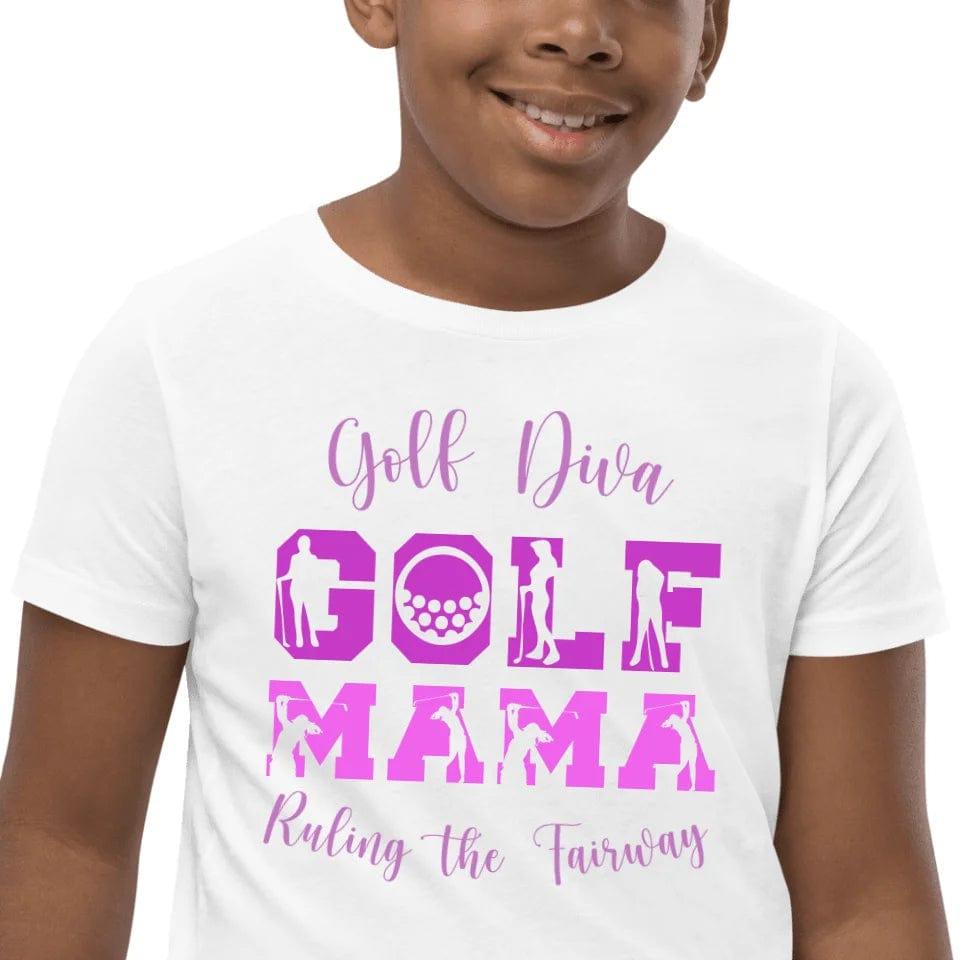 Custom Golf Lady Icon Font T-Shirt - ART-TSH095 - ARTFULANE