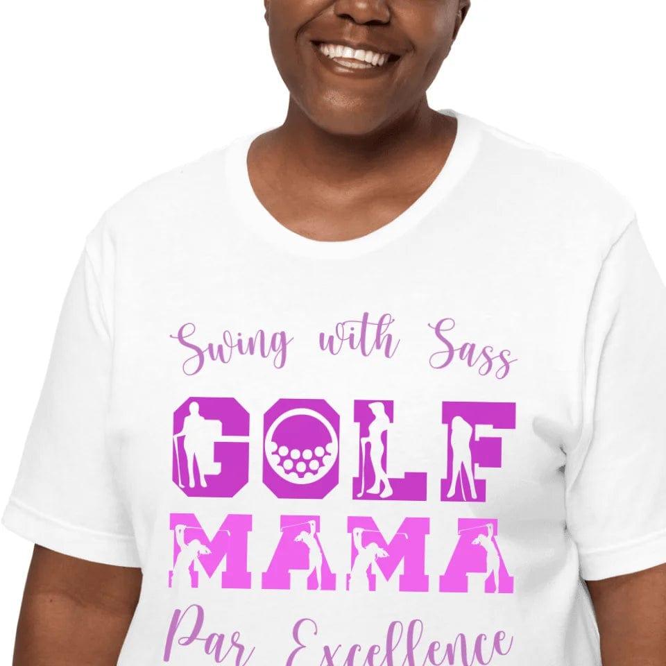 Custom Golf Lady Icon Font T-Shirt - ART-TSH095 - ARTFULANE