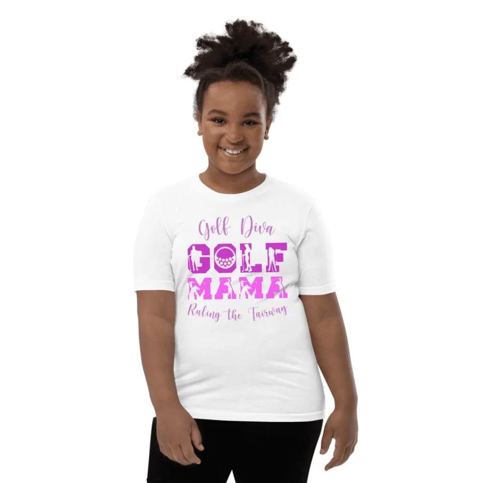 Custom Golf Lady Icon Font T-Shirt - ART-TSH095 - ARTFULANE