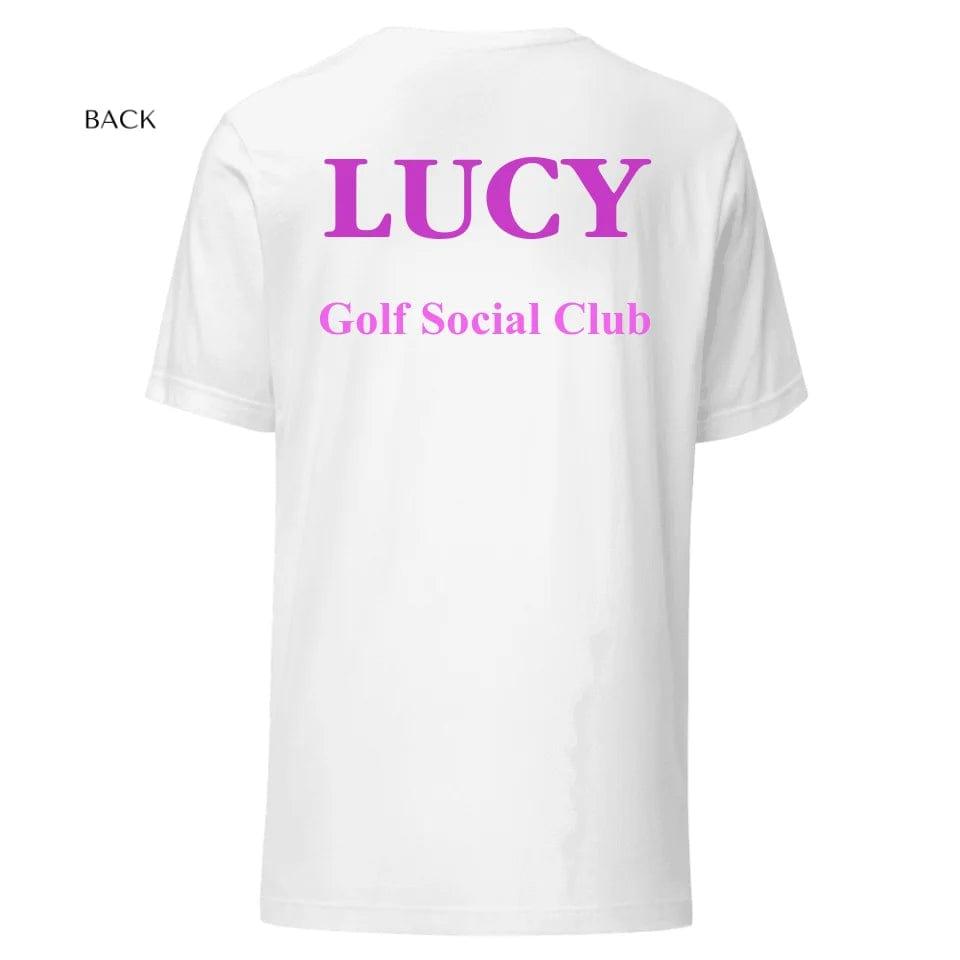 Custom Golf Lady Icon Font T-Shirt - ART-TSH095 - ARTFULANE