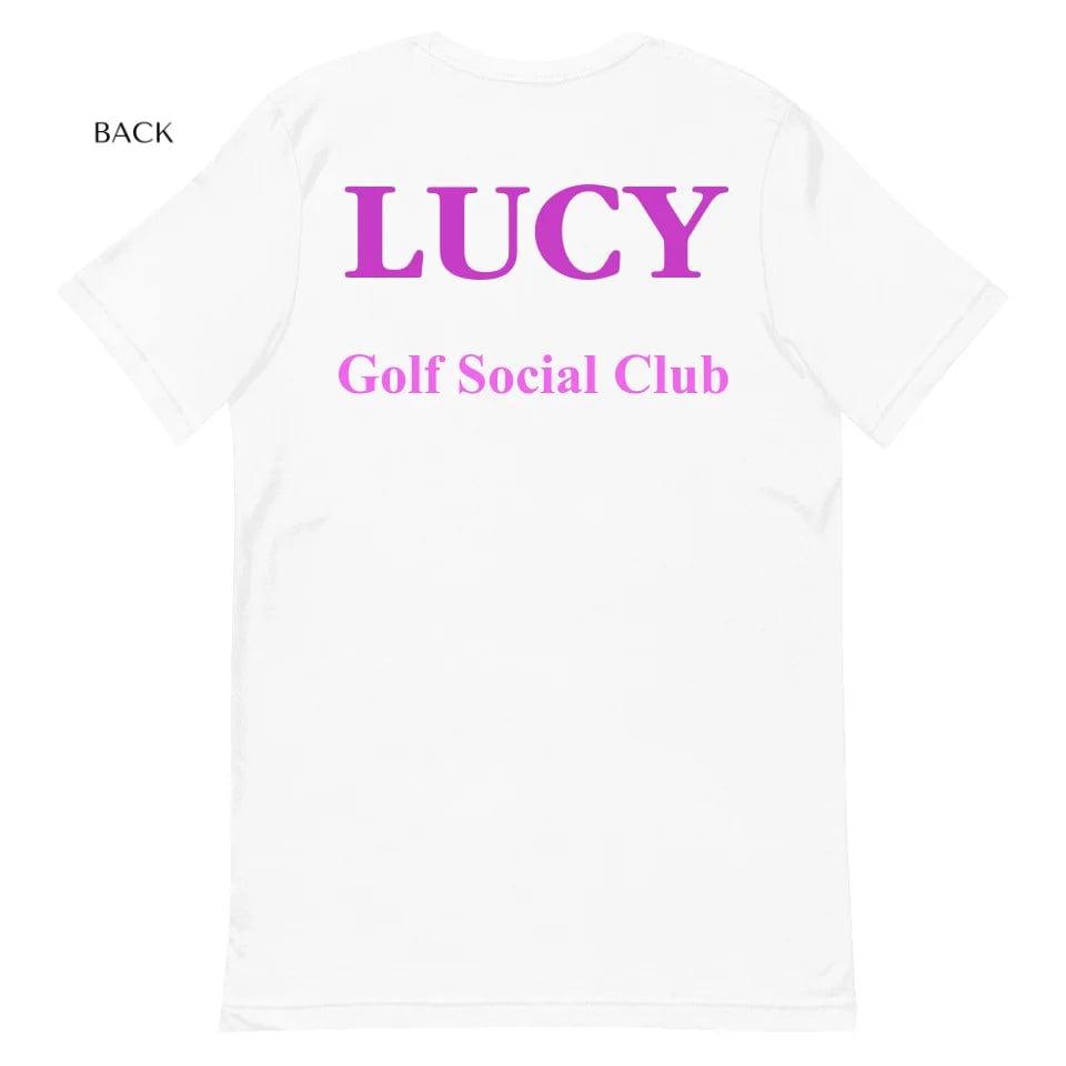 Custom Golf Lady Icon Font T-Shirt - ART-TSH095 - ARTFULANE