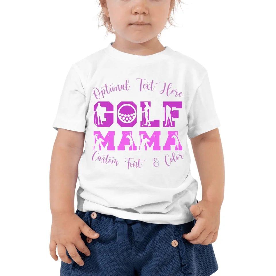 Custom Golf Lady Icon Font T-Shirt - ART-TSH095 - ARTFULANE