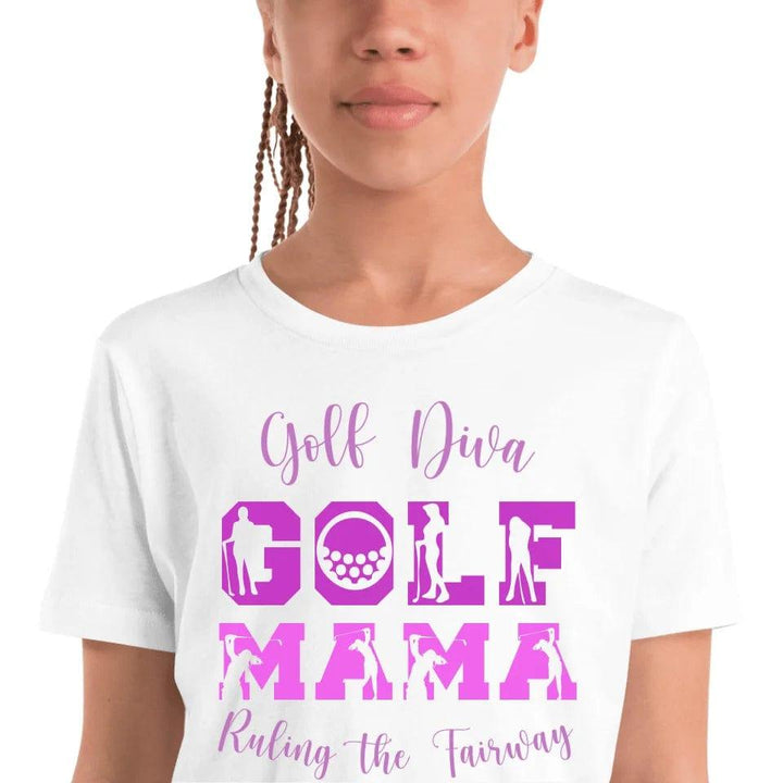 Custom Golf Lady Icon Font T-Shirt - ART-TSH095 - ARTFULANE